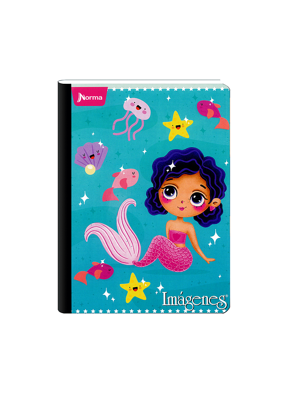 Cuaderno Cosido Imágenes Femenino 50 Hojas Cuadros 2