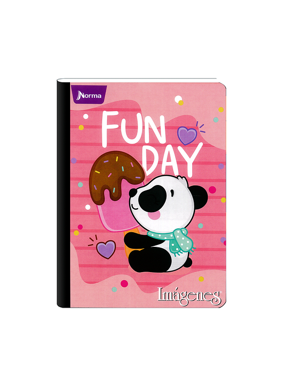 Cuaderno Cosido Imágenes Femenino 50 Hojas Cuadros 8