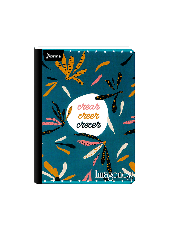 Cuaderno Cosido Imágenes Femenino 50 Hojas Cuadros 9