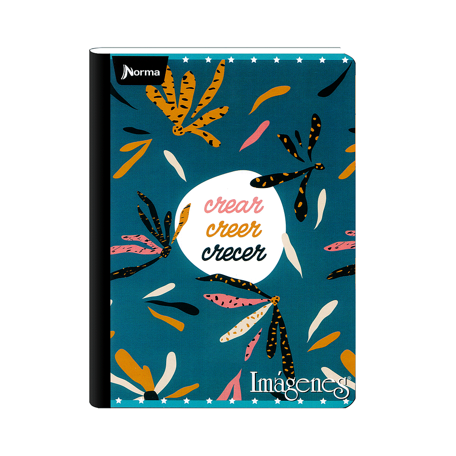 Cuaderno Cosido Imágenes Femenino 50 Hojas Cuadros 9