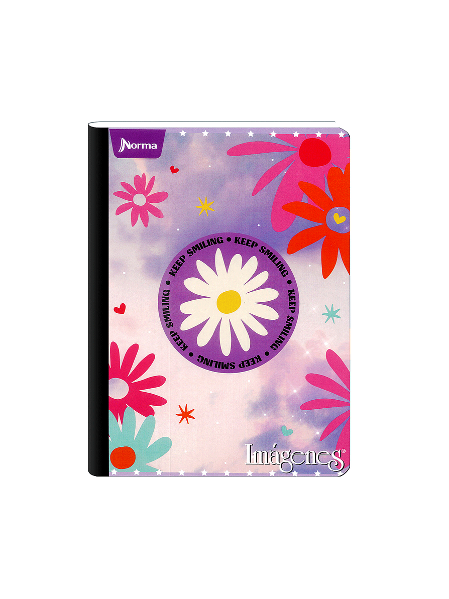 Cuaderno Cosido Imágenes Femenino 50 Hojas Cuadros 10