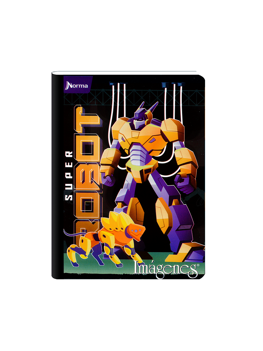 Cuaderno Cosido Imágenes Masculino 100 Hojas Cuadros   6