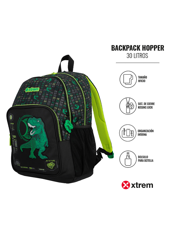 Morral Xtrem Hopper Dinosaurio 6