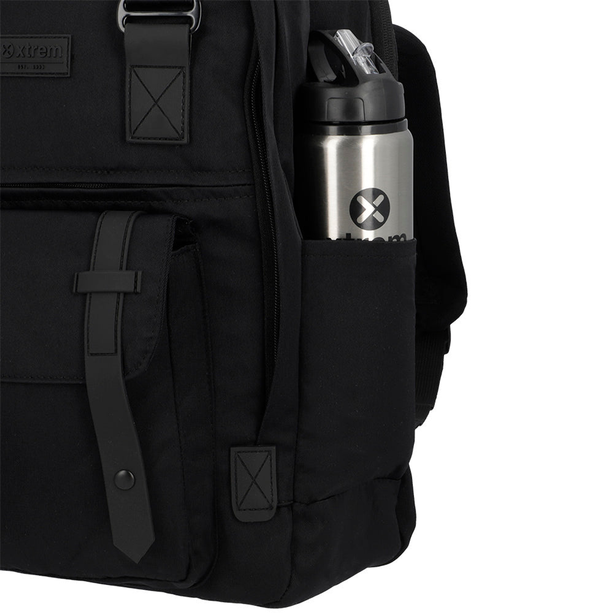 Morral Xtrem Para Laptop Portland Negro  6