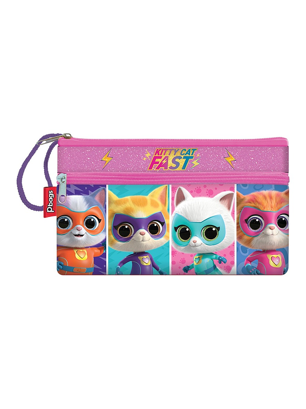 Cartuchera Primavera 3 bolsillos Personajes Niña 16