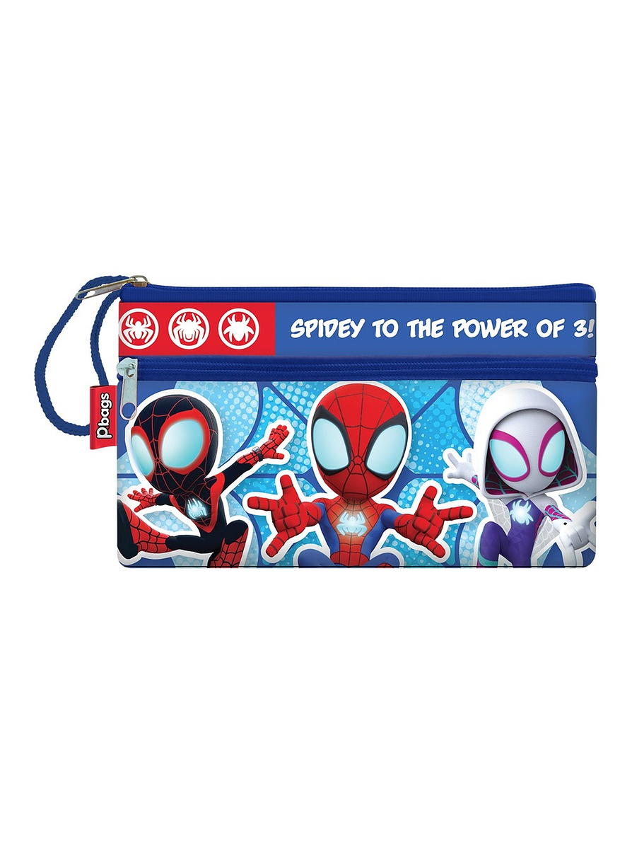 Cartuchera Primavera 3 bolsillos Personajes Niño 1