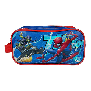 Cartuchera Primavera Premium 2 Bolsillos Spider-Man