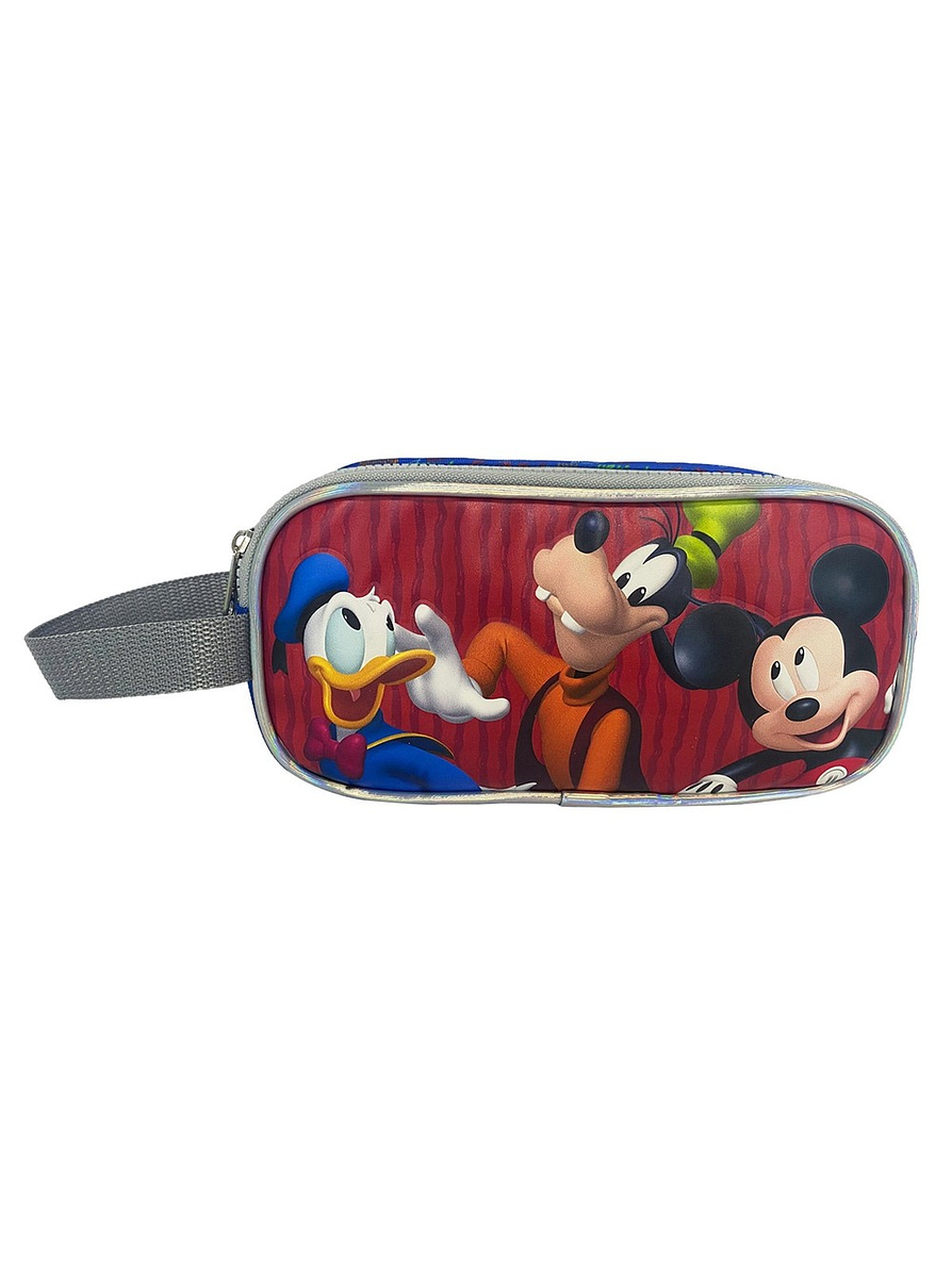 Cartuchera Primavera Premium 2 Bolsillos Mickey   2