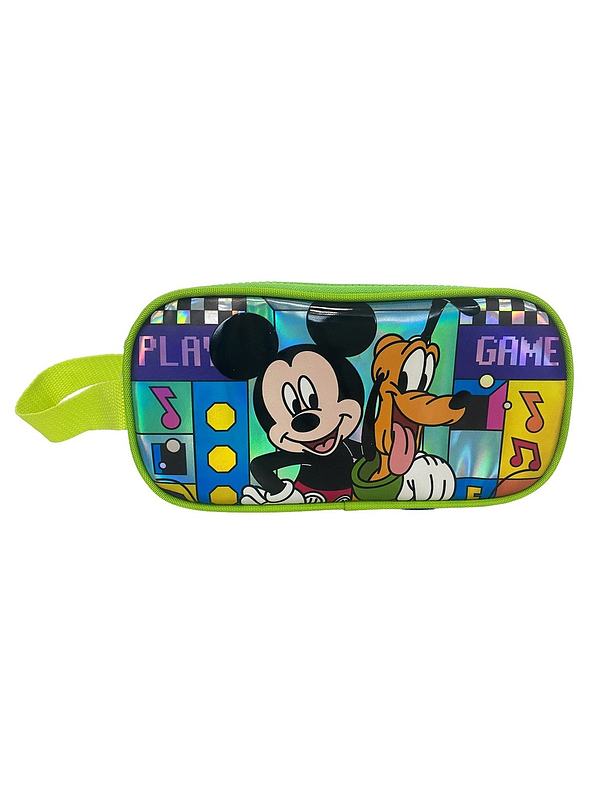 Cartuchera Primavera Premium 2 Bolsillos Mickey   1