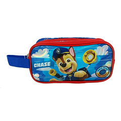 Cartuchera Primavera Premium 2 Bolsillos Paw Patrol 