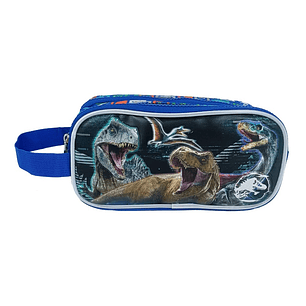 Cartuchera Primavera Premium 2 Bolsillos Jurassic World 