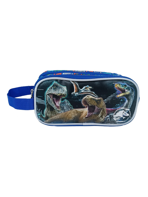 Cartuchera Primavera Premium 2 Bolsillos Jurassic World  2