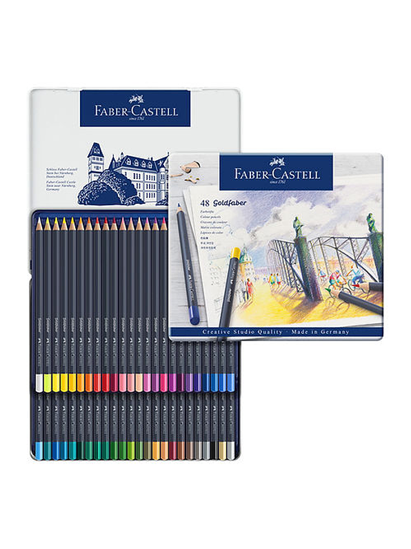Colores Gold Faber-Castell permanente x 48 Unidades 1