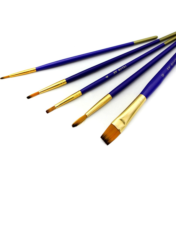 Juego De Pinceles Ah Royal X 5 Unidades 3