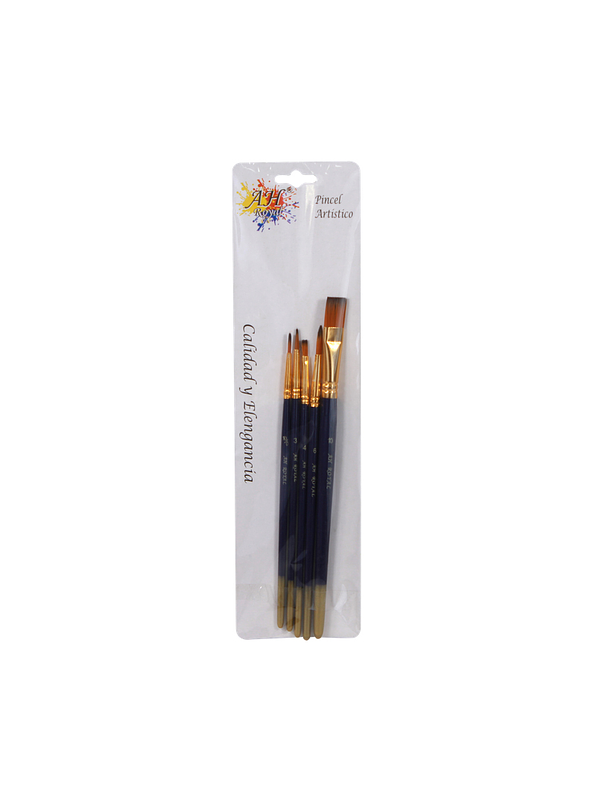 Juego De Pinceles Ah Royal X 5 Unidades 1