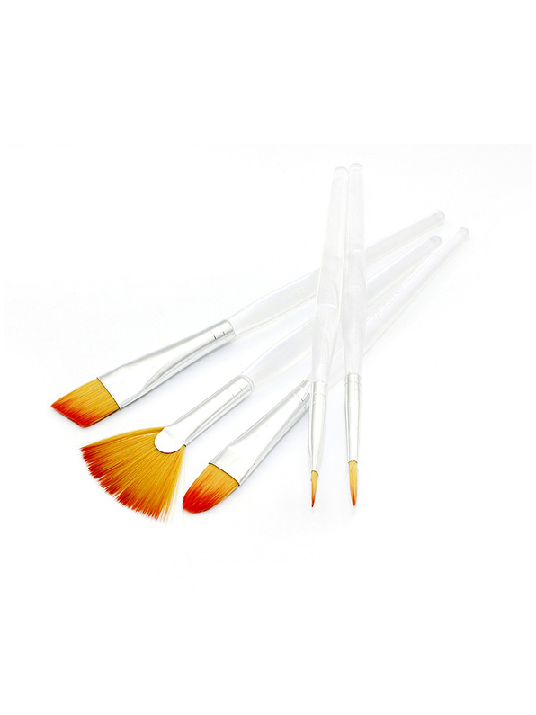 Juego De Pinceles Acrílico Transparente Ah Royal X 5 Unidades 1