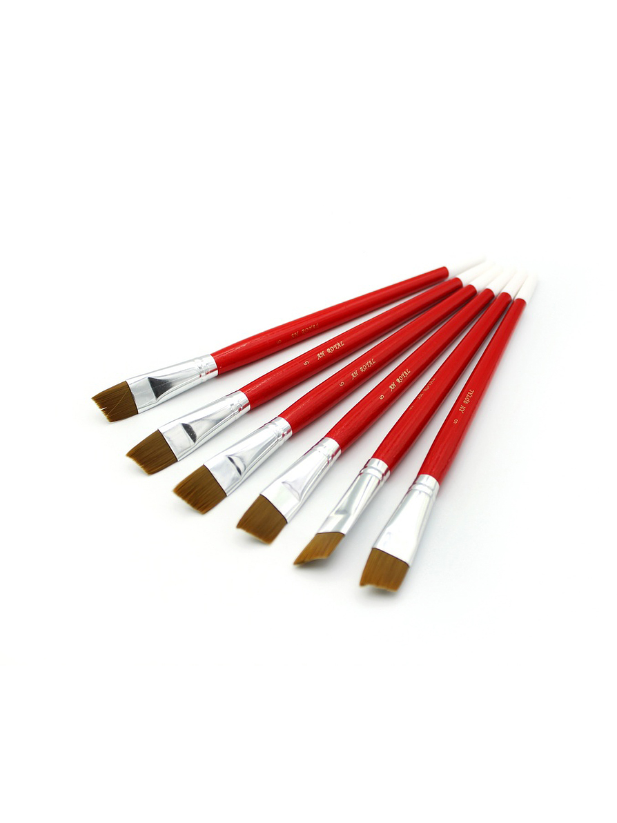 Pincel Angular #4 Ah Royal X 1 Unidad  1