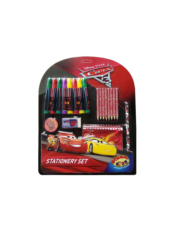 Set De Escritura X 20 Unidades Cars 3 1