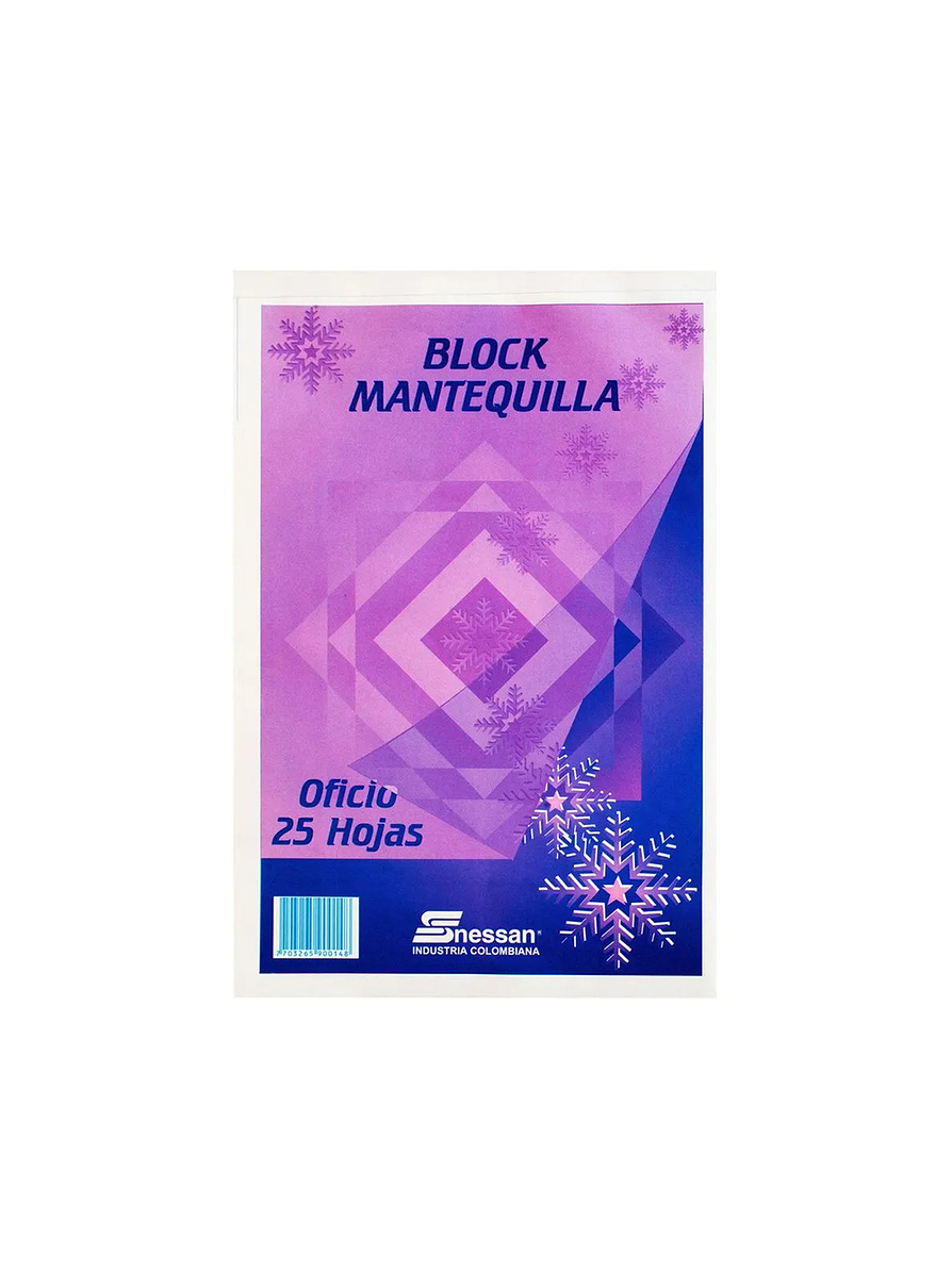 Block Mantequilla Nessan X 25 Hojas Oficio  1