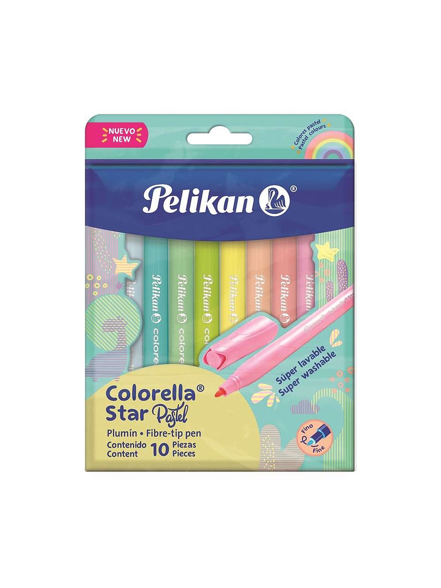 Plumones Colorella Star Pastel X 10 Unidades 1