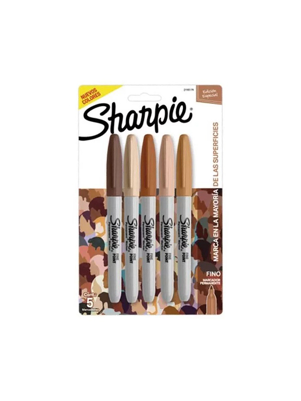 Marcador Sharpie Fine Retratos X 5 Unidades 1