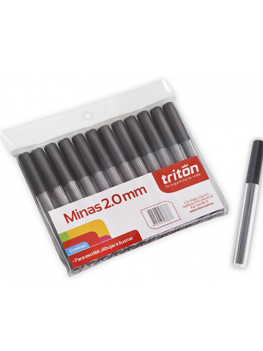Minas Tritón 2 mm X 1 Unidad  1