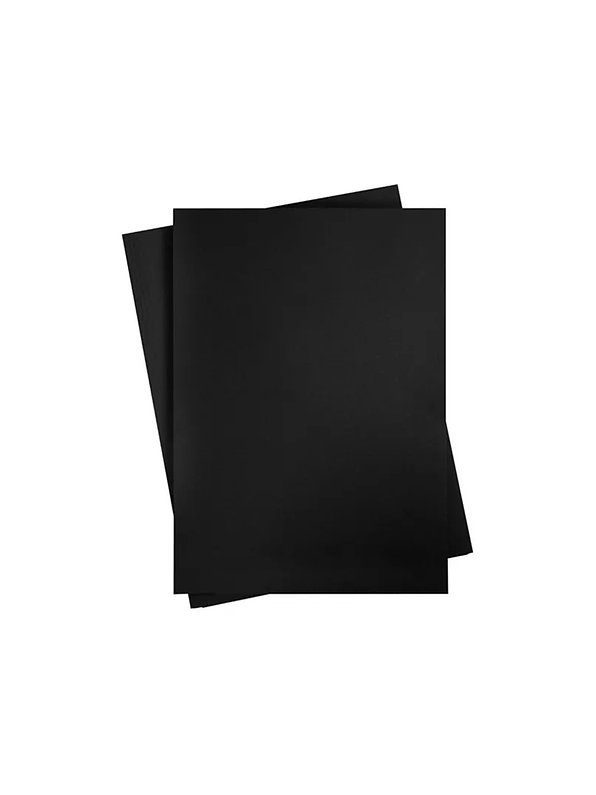Cartulina Plana Negra Primavera 1/8 X 7 Unidades  1