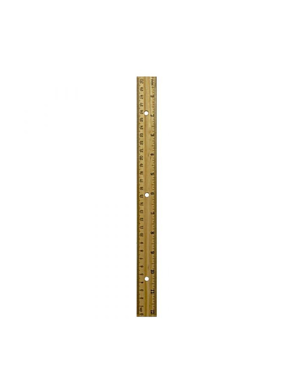 Regla Grafitos De Madera 30 Cms 1