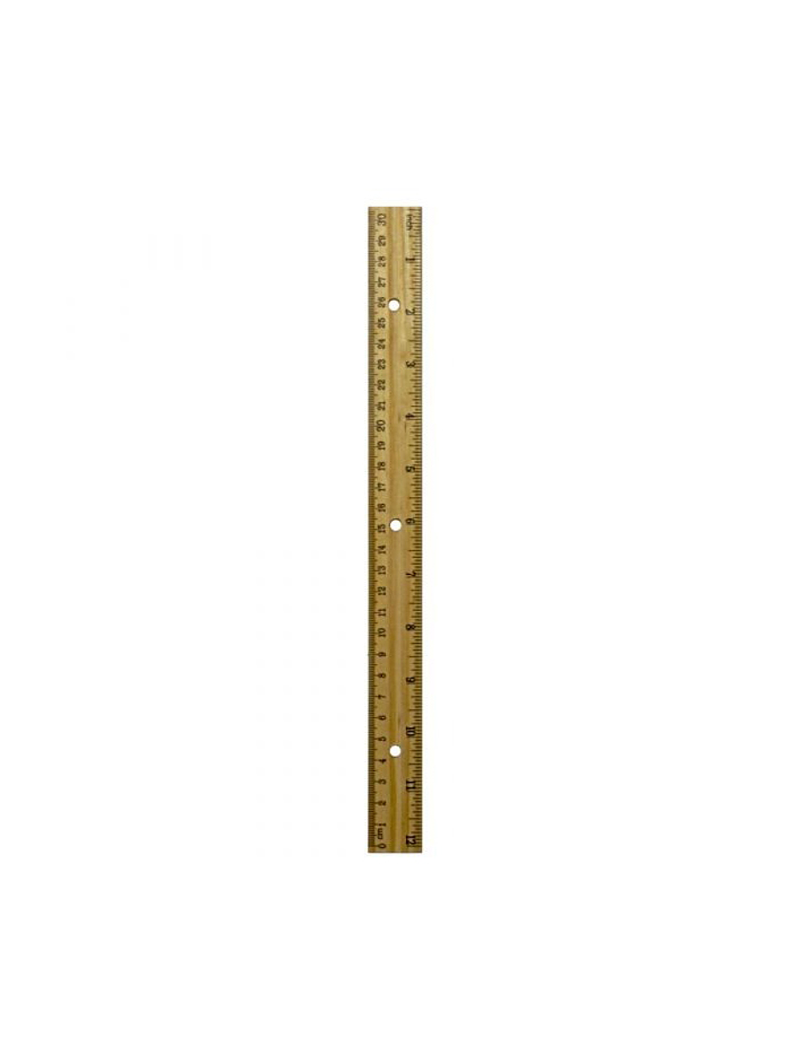 Regla Grafitos De Madera 30 Cms 1