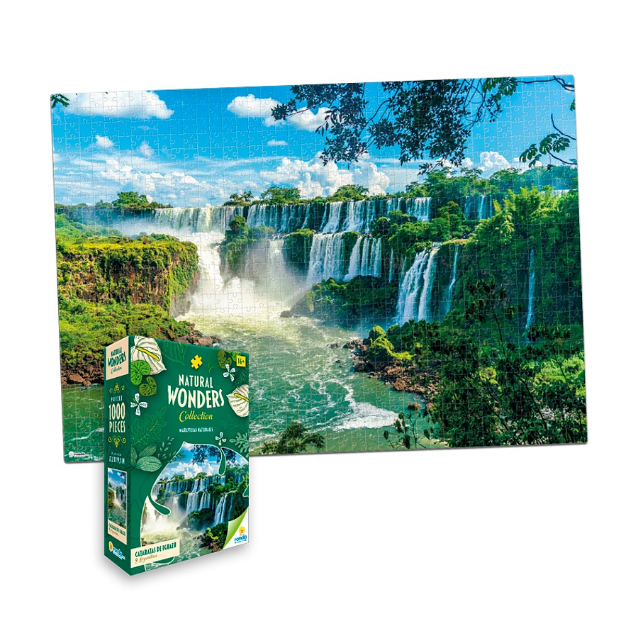 Rompecabezas X 1000 Piezas Cataratas De Iguazú Argentina  2