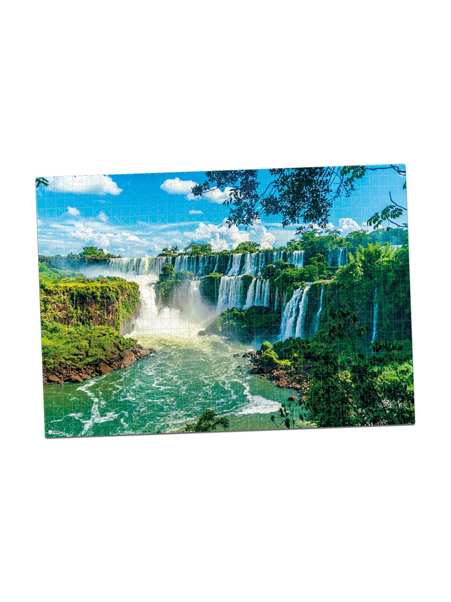 Rompecabezas X 1000 Piezas Cataratas De Iguazú Argentina  4