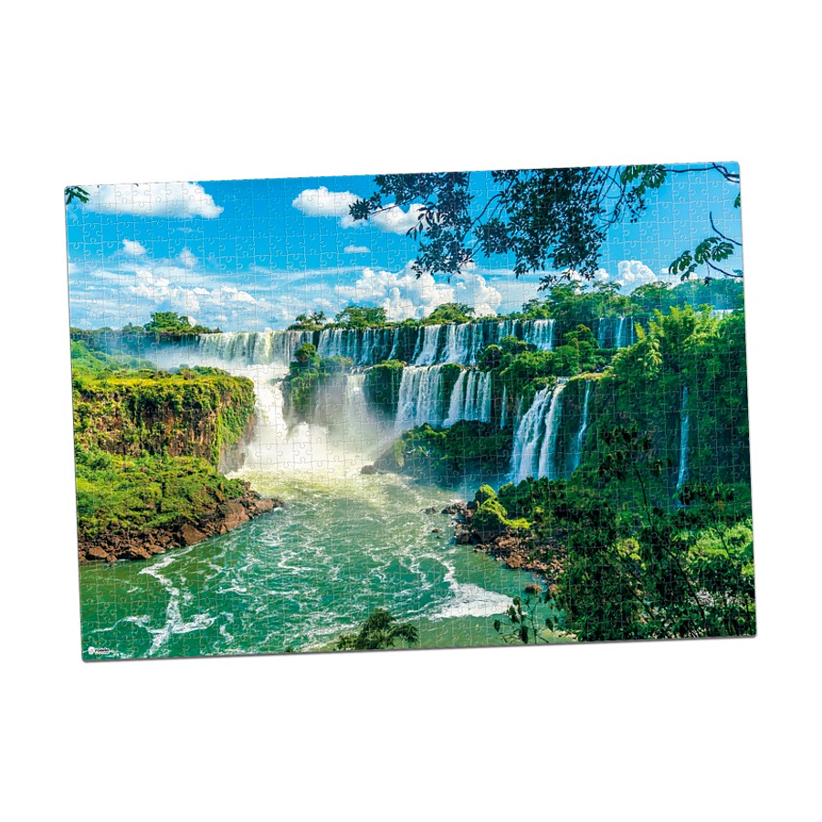 Rompecabezas X 1000 Piezas Cataratas De Iguazú Argentina  4