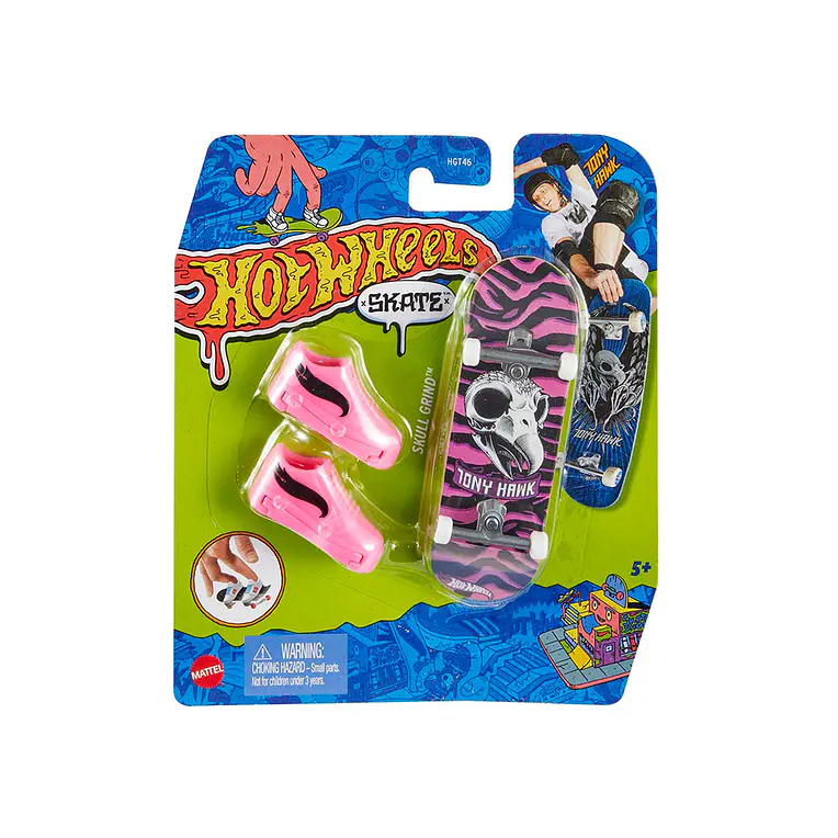Hot Wheels - Monopatín De Juguete Con Zapatillas Para Dedos, Modelos Surtidos (varios Modelos) %e3%85%a4