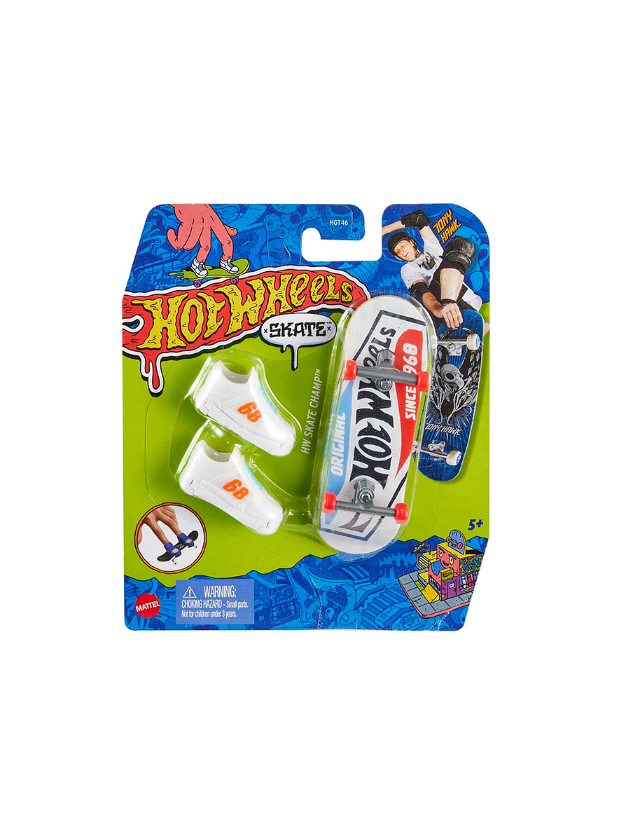 Hot Wheels Mini Patineta Y Zapatos  4