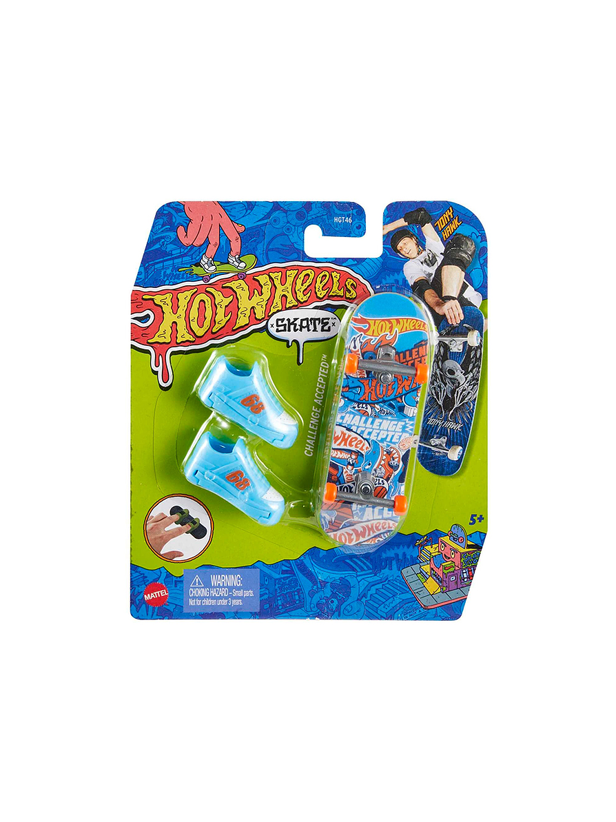 Hot Wheels Mini Patineta Y Zapatos  5