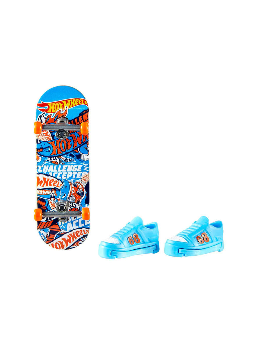 Hot Wheels Mini Patineta Y Zapatos  2