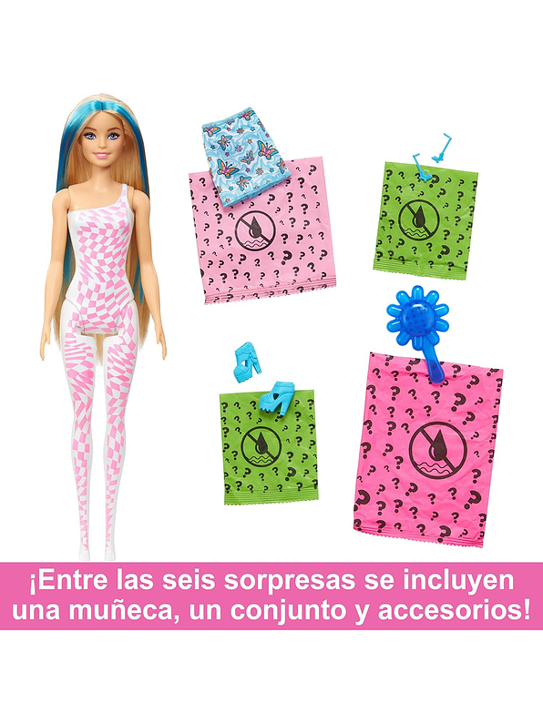 Barbie Color Reveal Serie Funky 6 Sorpresas  5