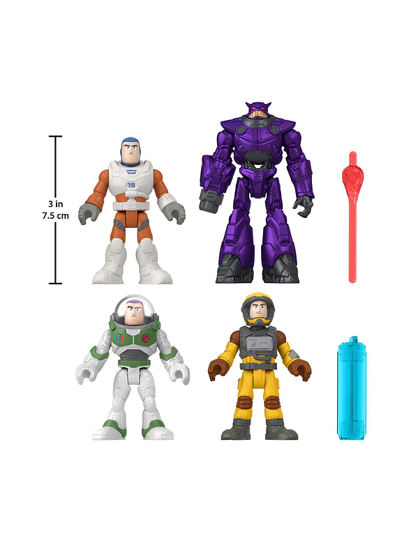 Imaginext Lightyear Multipack Buzz Viajero Del Tiempo 6