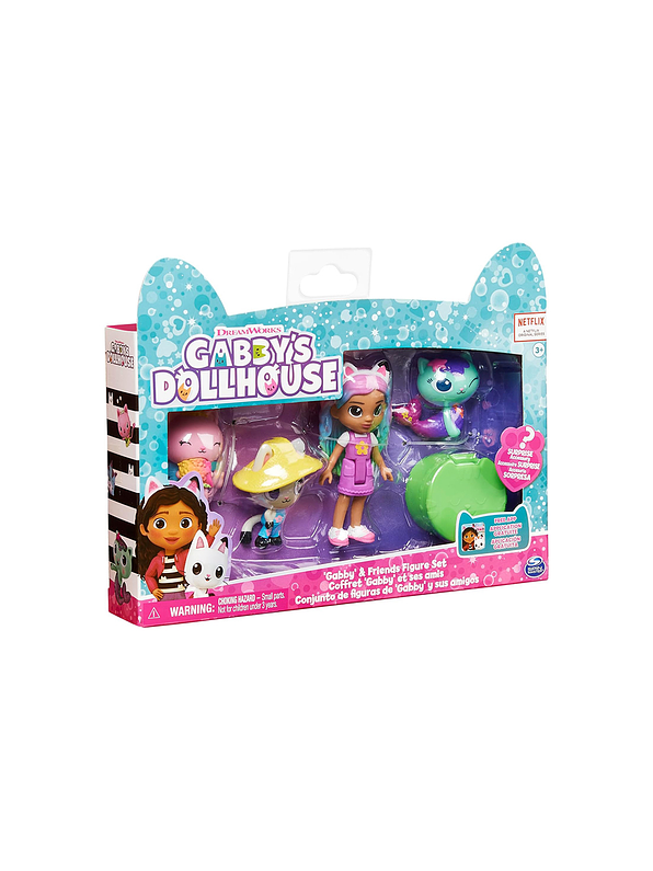 Gabby's Dollhouse Set Figuras Amigos  3