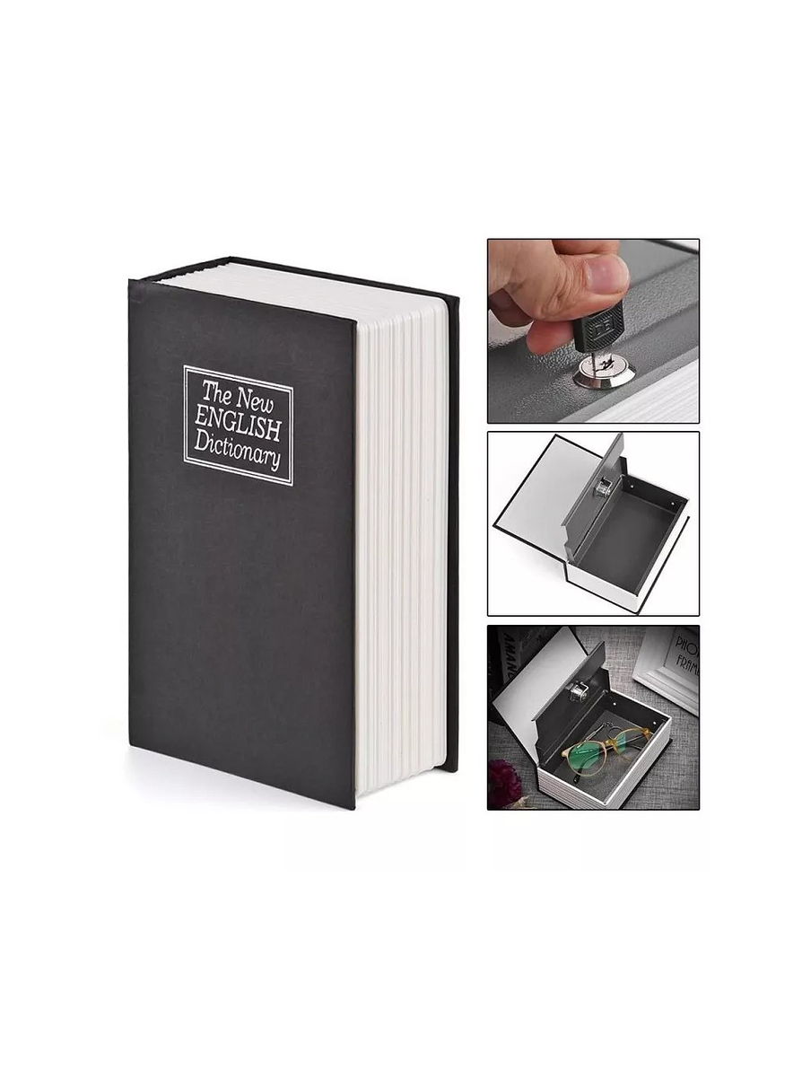 Caja de seguridad  tipo libro pequeño  2