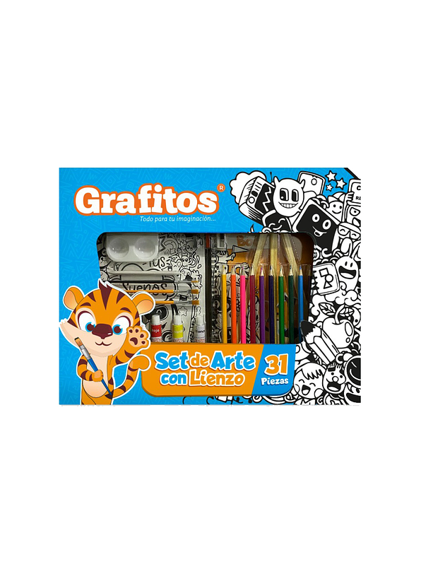  Set De Arte X 31 Piezas Grafitos 1