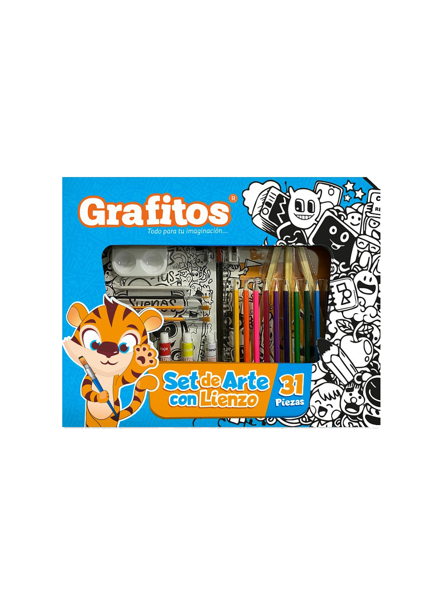  Set De Arte X 31 Piezas Grafitos 1
