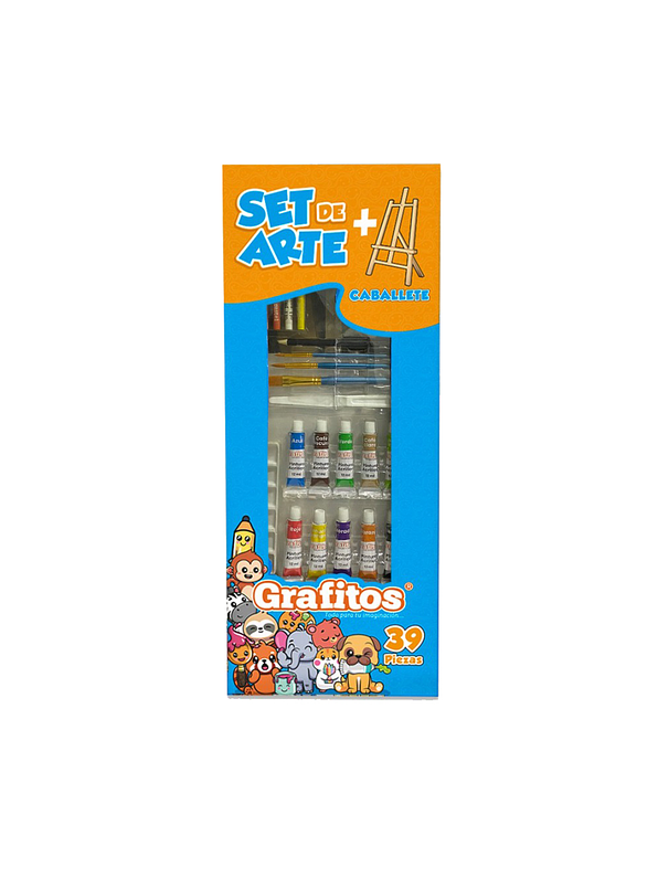  Set De Arte X 39 Piezas Grafitos 1