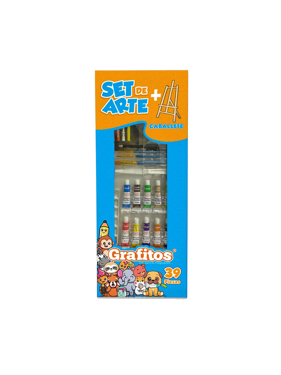  Set De Arte X 39 Piezas Grafitos 1