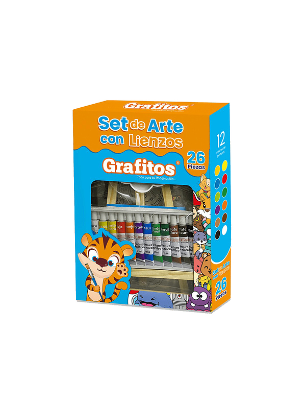  Set De Arte X 26 Piezas Grafitos 1