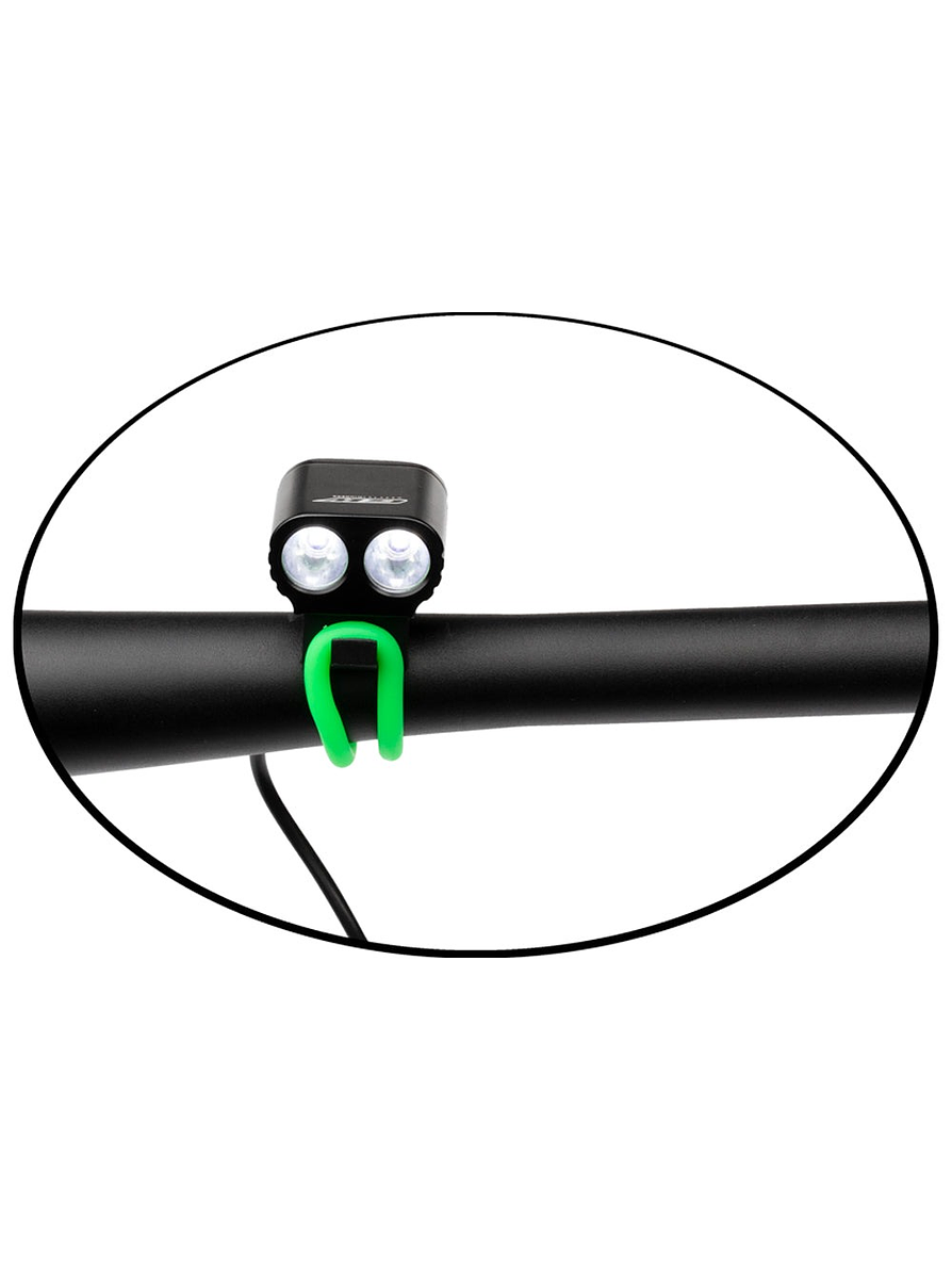 Luz Delantera Con Batería Externa Shine 016 GW 8