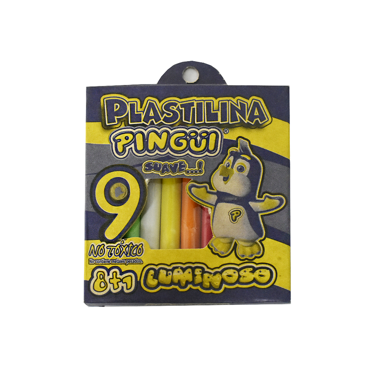 Plastilina Pingüi Corta X 9 Unidades 