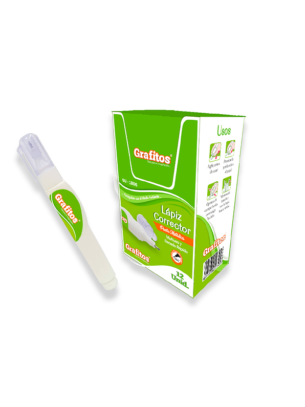 Lápiz Corrector Grafitos X Unidad 1