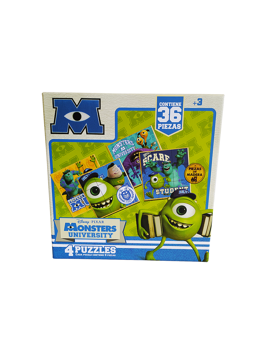 Rompecabezas X 9 Piezas Monster University  1