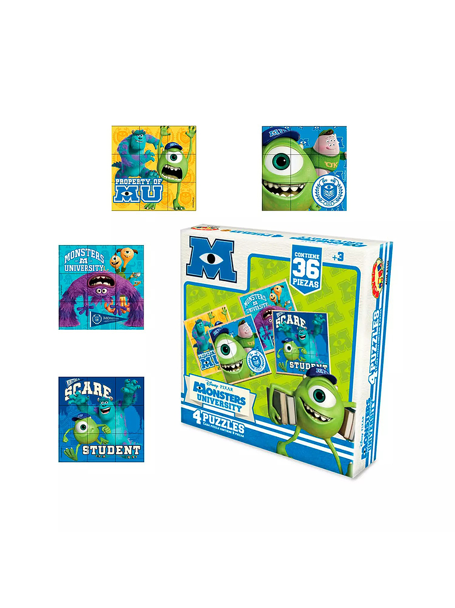 Rompecabezas X 9 Piezas Monster University  2
